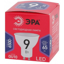 Лампа светодиодная ЭРА LED MR16-9W-865-GU10 ECO (диод, софит, 9Вт, хол, GU10) Лампа светодиодная ЭРА LED MR16-9W-865-GU10 ECO (диод, софит, 9Вт, хол, GU10)
