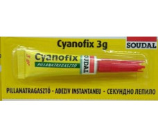 Клей монтажный цианоакрилатный "Soudal" 84А Cyanofix секундный бесцветный 3 г