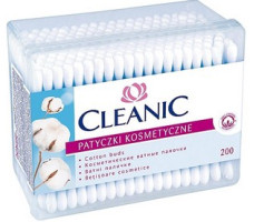 Cleanic палочки гигиенические пл (прямоугольная) 200шт