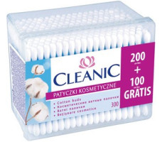 Cleanic палочки гигиенические пл (прямоугольная) 200шт