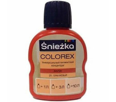 Пигментный концентрат универсальный Sniezka Colorex 21 оранжевый 100 мл