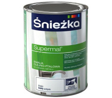 Эмаль Sniezka Supermal масляно- фталевая белая матовая  (0,8 л) для окон и дверей