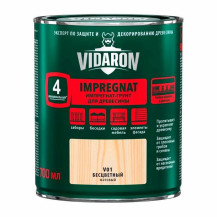 Пропитка для дерева Vidaron Impregnat бесцветный V01 0,7л Пропитка для дерева Vidaron Impregnat бесцветный V01 0,7л