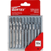 Набор пилок для лобзика универсальный 10 шт. WORTEX (2 шт каждой: T118A, T119BO, T144D, T101B, T127D) Набор пилок для лобзика универсальный 10 шт. WORTEX (2 шт каждой: T118A, T119BO, T144D, T101B, T127D)
