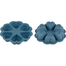Форма для выпечки, силиконовая, круглая на 6 сердец, 25 х 4.5 см, BLUESTONE, PERFECTO LINEA Форма для выпечки, силиконовая, круглая на 6 сердец, 25 х 4.5 см, BLUESTONE, PERFECTO LINEA