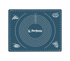 Коврик для теста с мерными делениями, силиконовый, 50х40 см, серия  BLUESTONE, PERFECTO LINEA (Размер 50х40 см)