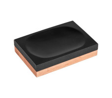 Мыльница WOOD BLISS PERFECTO LINEA, черная арт. 35-720103