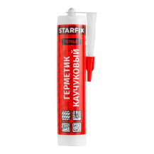Герметик каучуковый для кровли STARFIX черный 0,3 л. арт. SM-73025-1 Герметик каучуковый для кровли STARFIX черный 0,3 л. арт. SM-73025-1