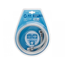 Шланг душевой AV Engineering PVC хром 150 см., 1/2" г-г арт. AVSSS-110 Шланг душевой AV Engineering PVC хром 150 см., 1/2" г-г арт. AVSSS-110