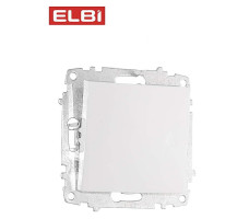 Выключатель 1 кл, белоснежный, механизм, 609-015600-200 EL-BI,Zena-Vega,