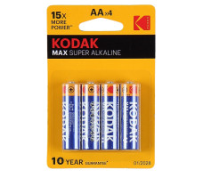 Элемент питания Kodak LR6-BL4 MAX Alkaline 4 шт.