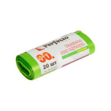 Пакеты для мусора эконом, 60 л, 20 шт., PERFECTO LINEA (Тип дна: звезда.) Пакеты для мусора эконом, 60 л, 20 шт., PERFECTO LINEA (Тип дна: звезда.)