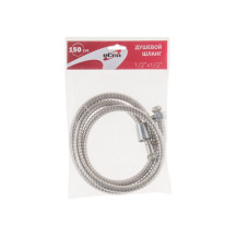 Шланг душевой, SUS/PVC, 1/2" г-г 150 см., хром, eCon Шланг душевой, SUS/PVC, 1/2" г-г 150 см., хром, eCon