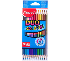 Карандаши цветные двусторонние Maped "Color Peps"