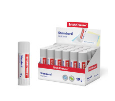 Клей-карандаш ErichKrause® Standard, 19г, по 24 шт