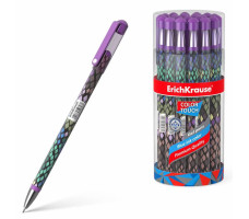 Ручка шариковая ErichKrause ColorTouch Purple Python синий