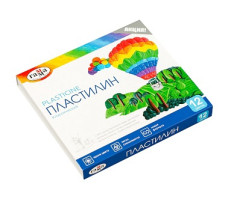 Пластилин Гамма Классический 12цв, 240г 12цв