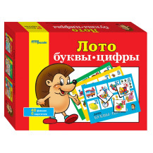Лото "Буквы-цифры""Степ Пазл" Лото "Буквы-цифры""Степ Пазл"