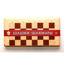 Игра настольная "Шашки-Шахматы" арт. 03889 Игра настольная "Шашки-Шахматы" арт. 03889