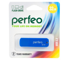 Флэш-диск Perfeo USB 32GB C05 Blue арт. PF-C05N032