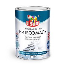 Эмаль НЦ-132П белый (1,7 кг) OLECOLOR Эмаль НЦ-132П белый (1,7 кг) OLECOLOR