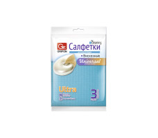 Салфетки для уборки GRIFON вискоза 30х38 см., 3 шт.