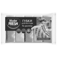 Губка для мытья посуды Master FRESH XL STRONG 5 шт. Губка для мытья посуды Master FRESH XL STRONG 5 шт.