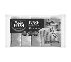 Губка для мытья посуды Master FRESH XL STRONG 5 шт.