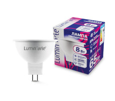 Лампа светодиодная LUMINARTE арт. LSTD-MR16-8W4KGU5.3
