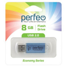 Perfeo USB флэш-диск 8GB E01 Blue economy series/10 Perfeo USB флэш-диск 8GB E01 Blue economy series/10