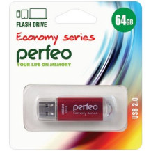 Perfeo USB флэш-диск 64GB E01 Red economy series /10 Perfeo USB флэш-диск 64GB E01 Red economy series /10