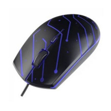 Perfeo мышь оптическая "MAZE", 4 кн, DPI 1200, USB, чёрн./RGB подсветка /100
