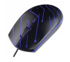 Perfeo мышь оптическая "MAZE", 4 кн, DPI 1200, USB, чёрн./RGB подсветка /100