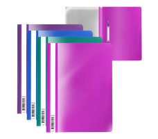 Папка скоросшиватель с перфорацией ErichKrause Fizzy Vivid арт. 50021