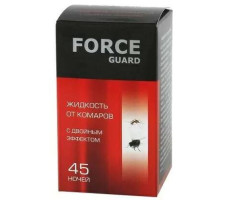 Жидкость от комаров Force guard 45 ночей без запаха красная 0. 039л