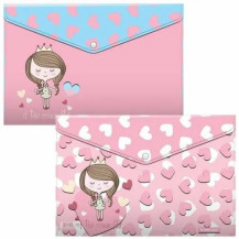 Папка-конверт ErichKrause Pastel Princess ассорти А4 4 шт. арт. 55109 Папка-конверт ErichKrause Pastel Princess ассорти А4 4 шт. арт. 55109