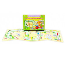МФНастольная игра Учим буквы и цифры