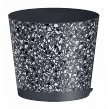 Горшок для цветов Stone Flower серый 0,75 л арт. 221606835/01 Горшок для цветов Stone Flower серый 0,75 л арт. 221606835/01