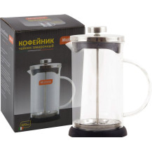 Чайник/кофейник стеклянный Nero 600ML кофе-пресс Черный арт. 950066