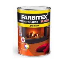 Эмаль алкидная FARBITEX ПФ-266 желто-коричневая 800г арт.4300006013