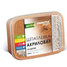 Шпатлевка акриловая, под дерево, FARBITEX ПРОФИ венге 0,8л арт.4300007162 Шпатлевка акриловая, под дерево, FARBITEX ПРОФИ венге 0,8л арт.4300007162