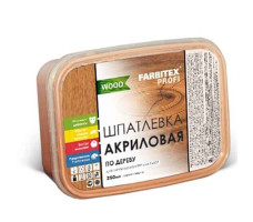 Шпатлевка акриловая, под дерево, FARBITEX ПРОФИ венге 0,8л арт.4300007162