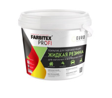 Краска акрил для гидроизоляции FARBITEX PROFI Жидкая резина белый 1кг арт.4300008710
