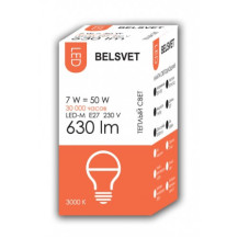 Лампа светодиодная BELSVET G45 7W/3000K/E27 Лампа светодиодная BELSVET G45 7W/3000K/E27