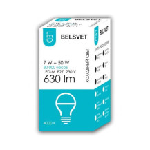Лампа светодиодная LED-M G45 7W 4000K E27 арт.041679 Лампа светодиодная LED-M G45 7W 4000K E27 арт.041679