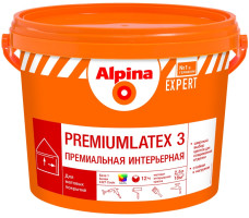 Краска дисперсионная для внутренних работ Alpina EXPERT Premiumlatex 3, 2,5л