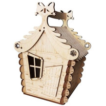 Заготовка деревянная Конфетница Избушка