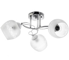 Светильник НПБ 02-3х60-101 белый/хром арт. С1712/3