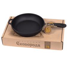 Сковорода чугунная с ручкой 24х4см арт. Т2013