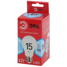 Лампочка светодиодная груша, ЭРА LED A60-15W-840-E27 R Лампочка светодиодная груша, ЭРА LED A60-15W-840-E27 R